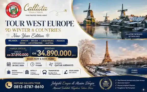 Tour West Europe 9D Winter 8 Countries New Year Edition 1