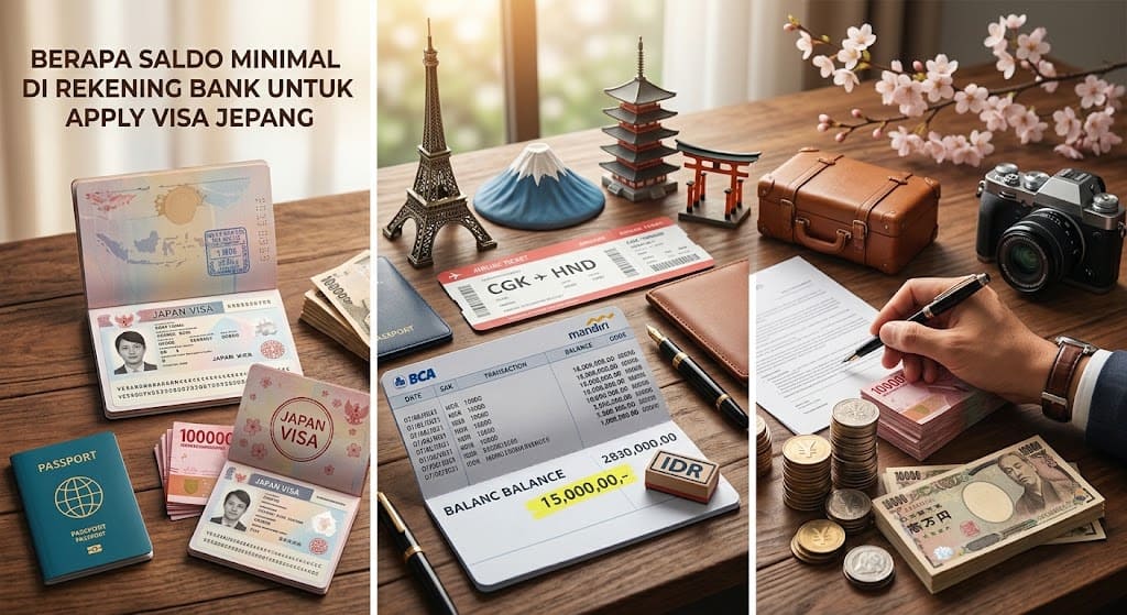 Berapa Minimal Tabungan untuk Visa Jepang?