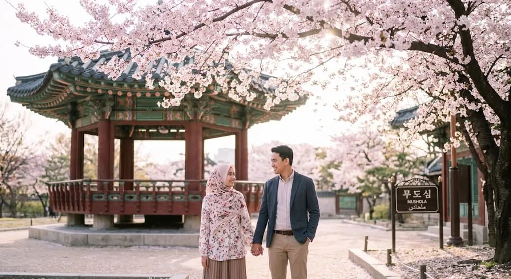 Tour Korea Muslim: Halal Food & Bunga Sakura