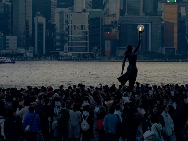 Avenue of Stars Hongkong di Victoria Harbour