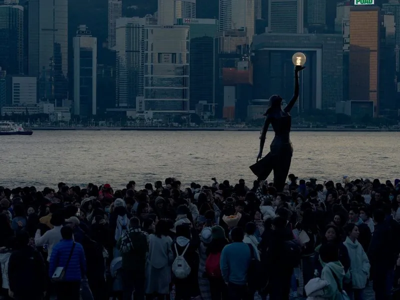 Avenue of Stars Hongkong di Victoria Harbour