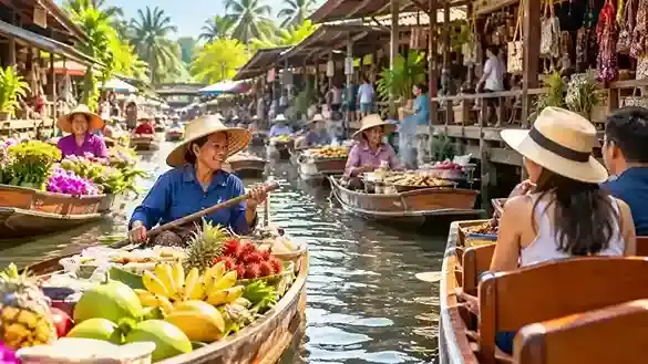 Damnoen Saduak Floating Market: Tiket &amp; Day Tour