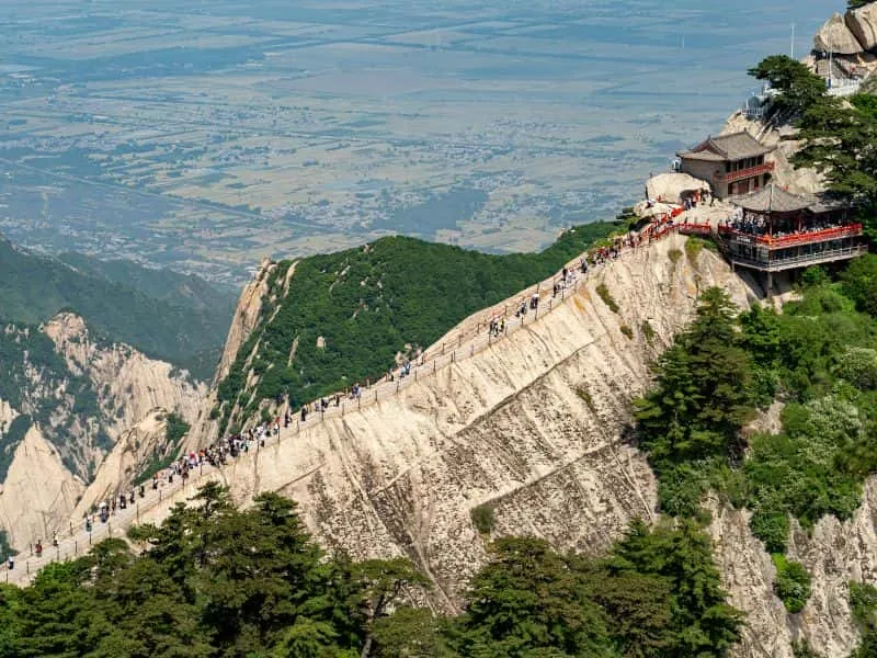 Gunung Huashan China, Jalur Ekstrem Viral