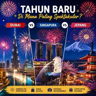 Tahun Baru di Dubai, Singapura, atau Jepang?