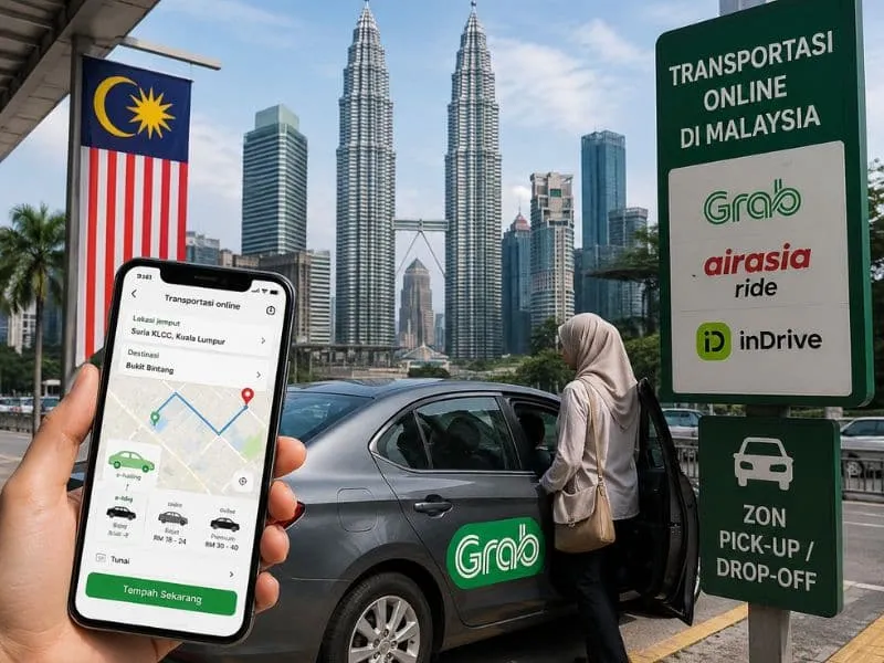 7 Transportasi Online di Malaysia untuk Wisatawan